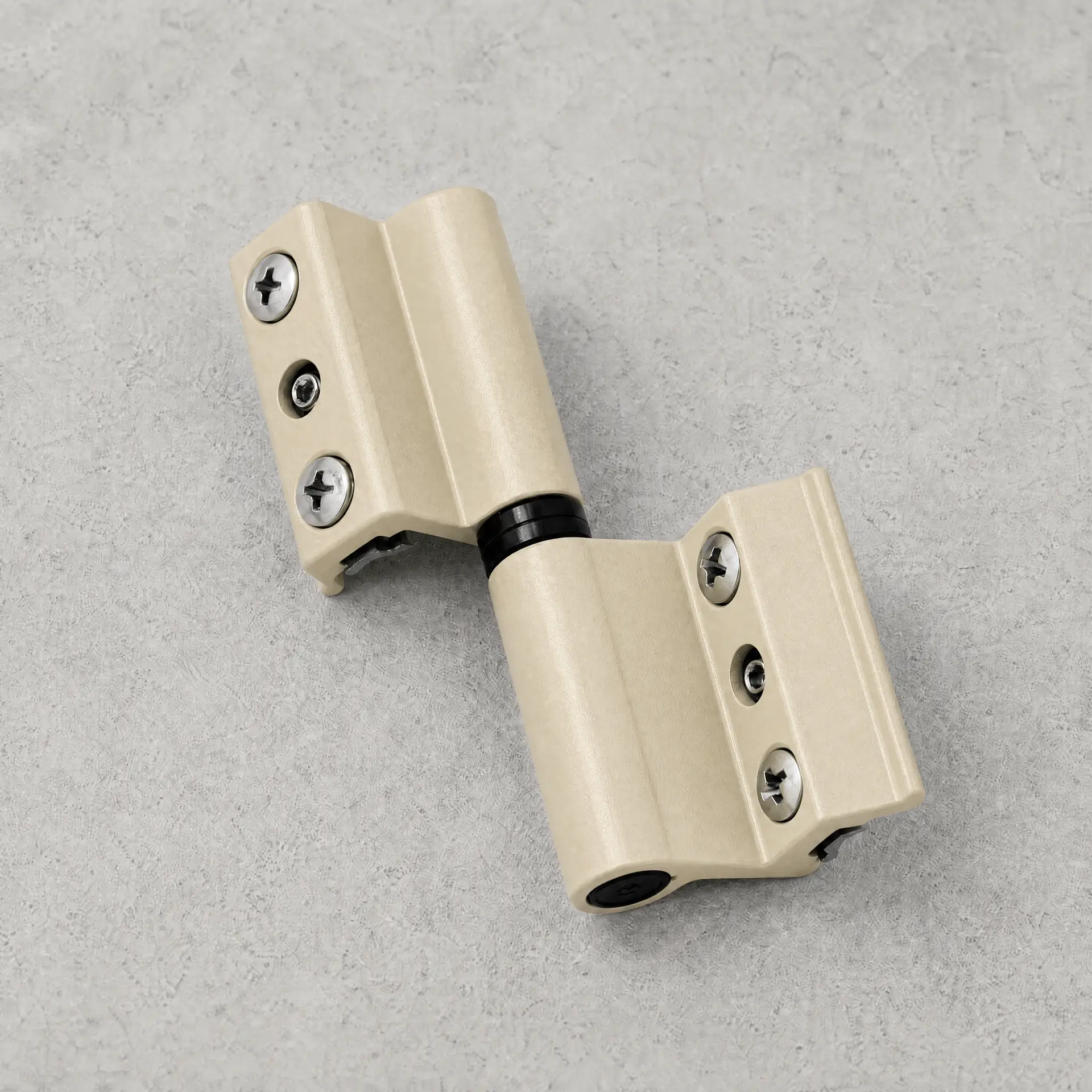 Paumelle deux corps finition Beige RAL 1015