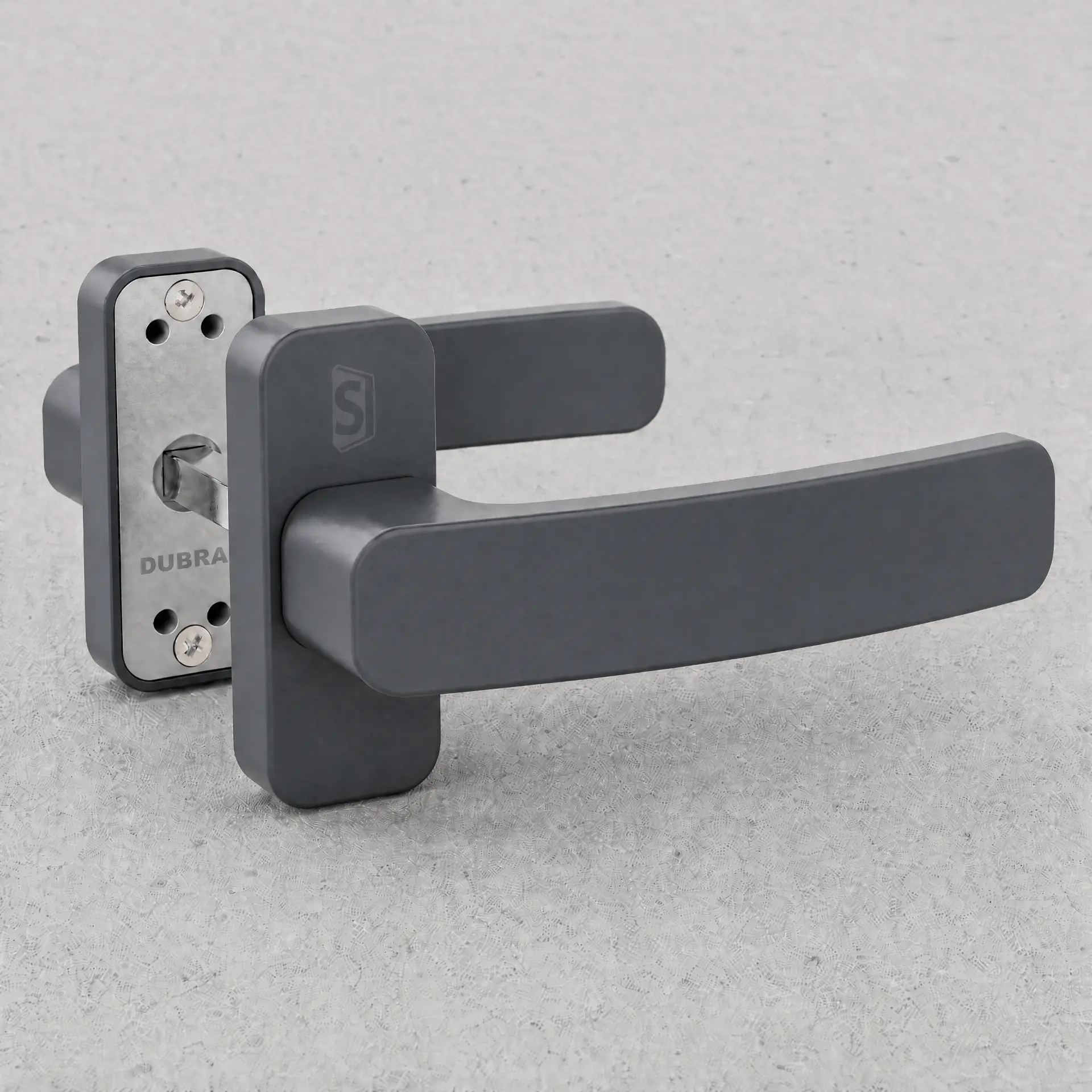 Béquille de porte SNAPEN finition Gris RAL 9007
