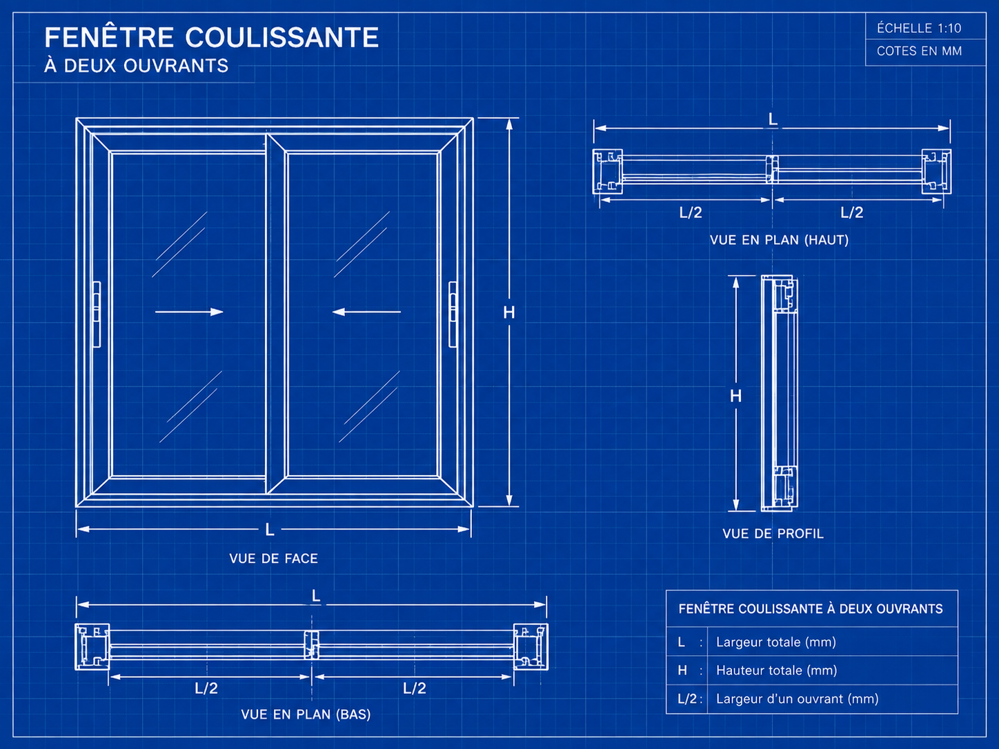 SC46 ELEGANCE — Série Coulissante Aluminium
