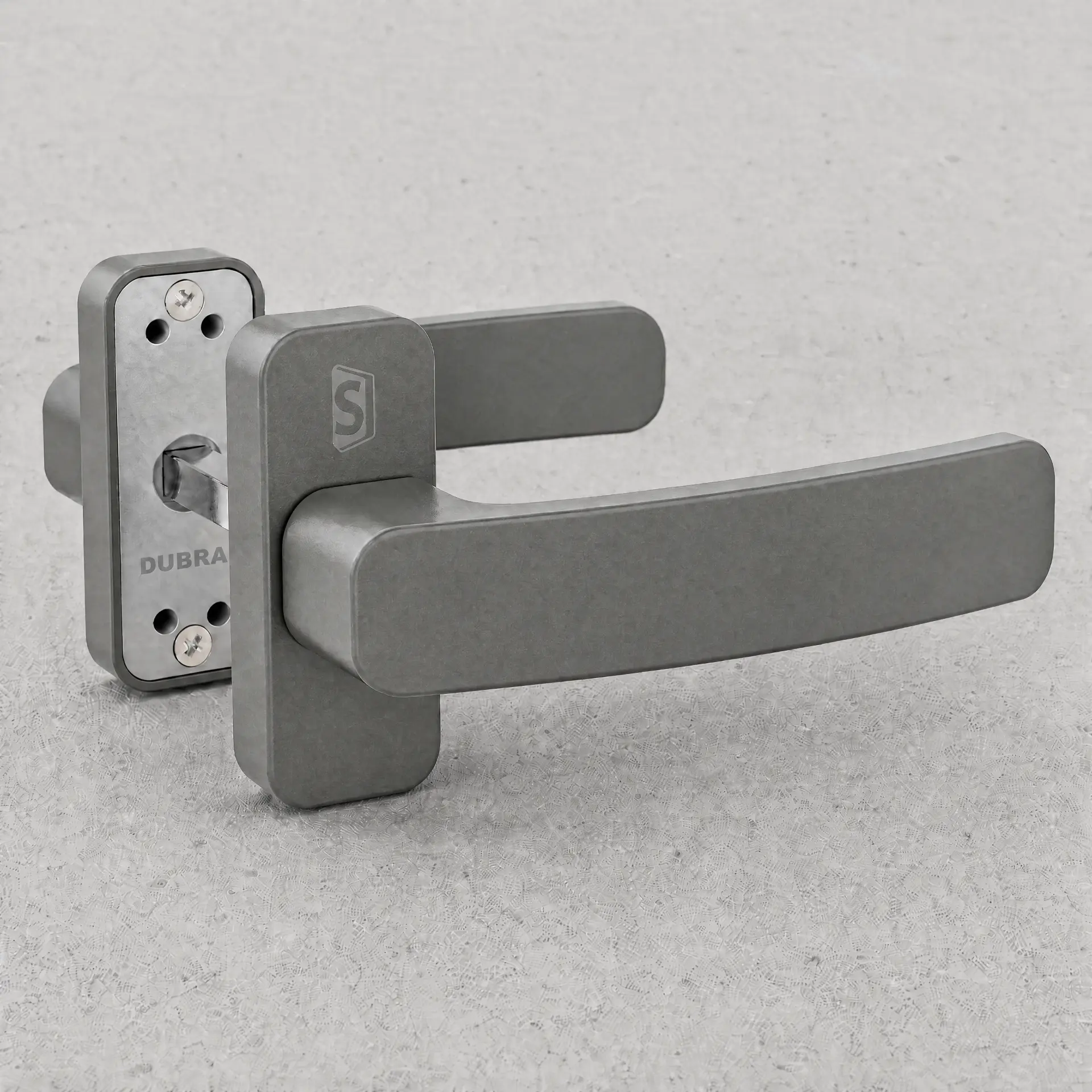 Béquille de porte SNAPEN finition Gris RAL 7024